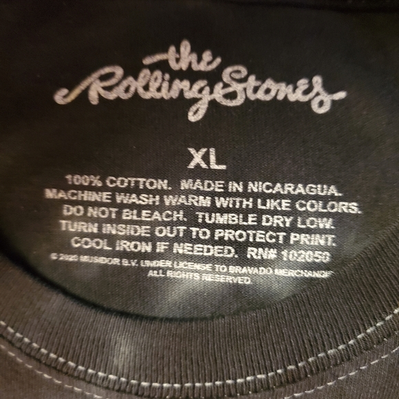 Rolling Stones Tongue Tee (faded to have a more vintage look) - Picture 4 of 4